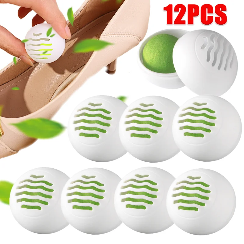 1/12PCS Deodorizer Freshener Ball Shoe Clothes Deodorant Fragrance
