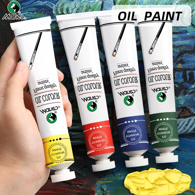 50ml Marie's Oil Paints – Professional Rich Pigments for Craft & Art, Ideal for Artists & Beginners 1