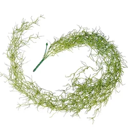 Elegant 85cm Artificial Green Hanging Vine Decor (F 85cm green)