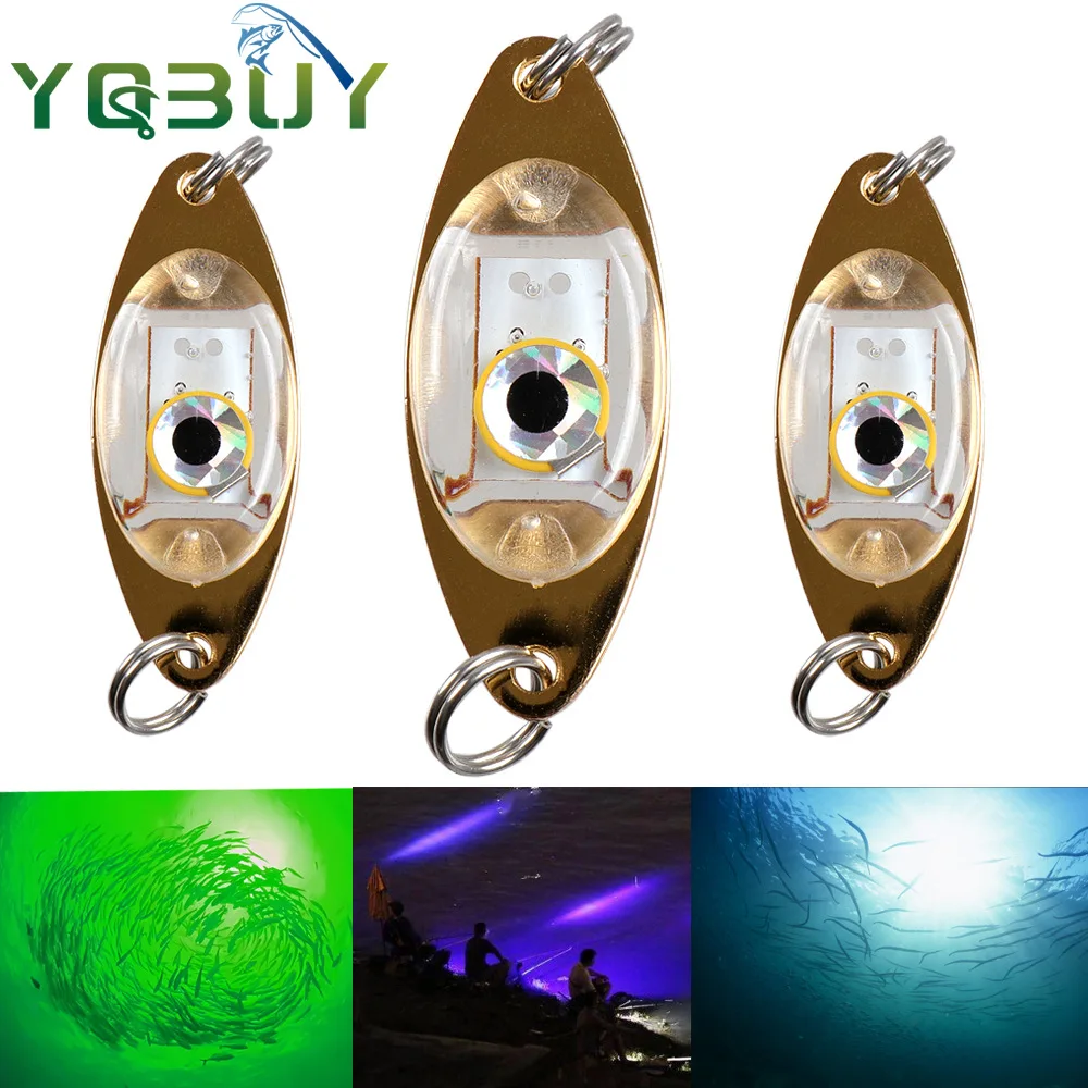 Ultra Bright Underwater LED Fishing Light - Waterproof Fluorescent Glow Lure