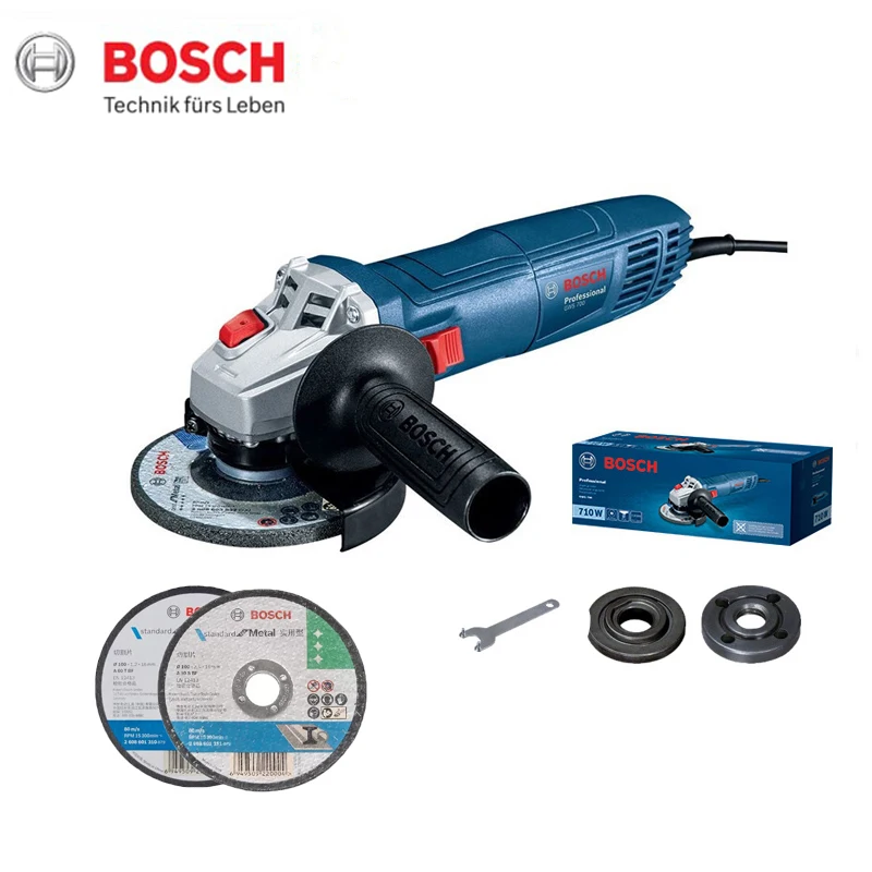 

Bosch GWS700 Angle Grinder Hand Grinding Wheel Multi Functional Polishing Metal Cutting Machine with Cutting Grinding Disc