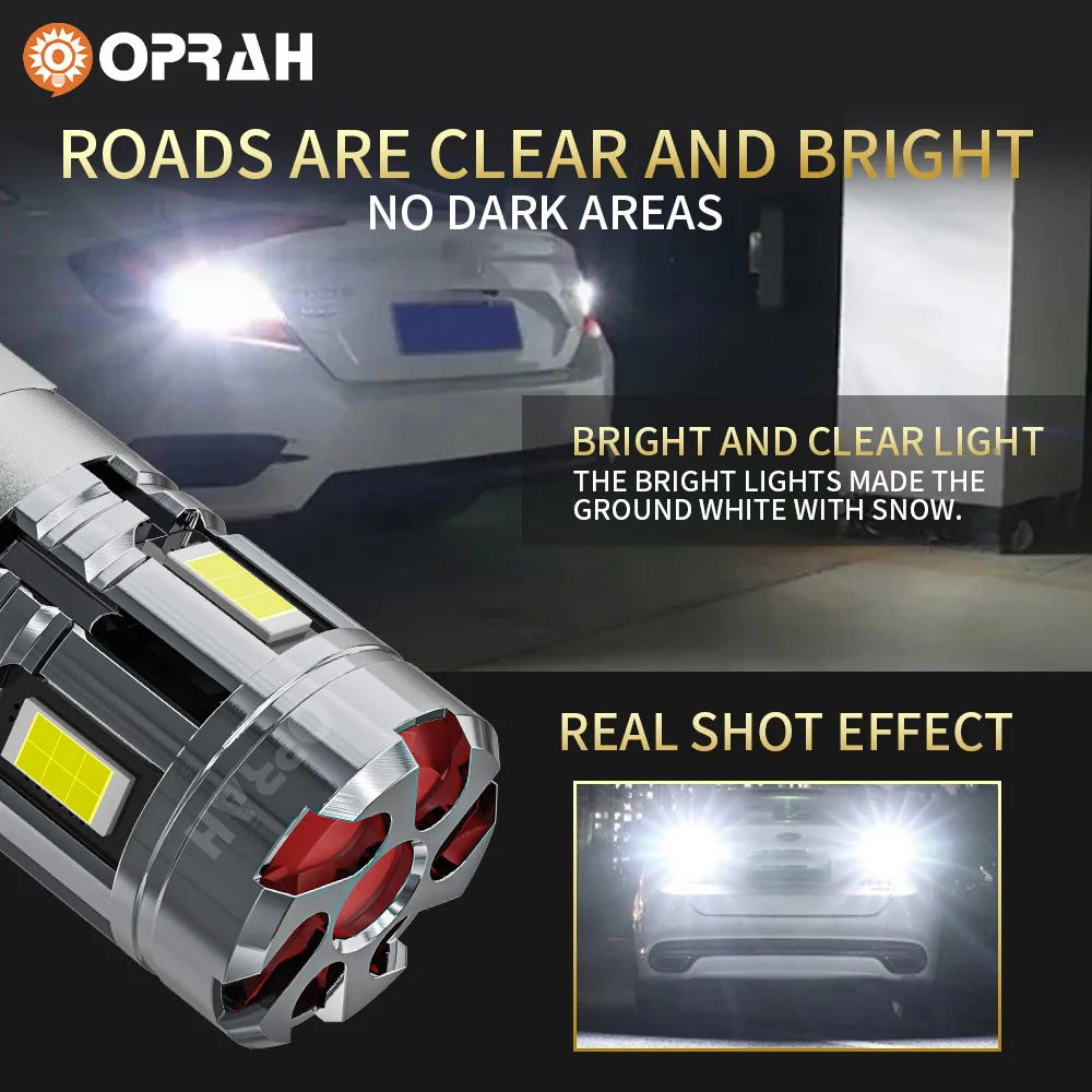 2pcs LED ڵ    3570SMD Canbus P21W 1156 1157 P21/5W 7440 W21W ȣ ǥ   극ũ   12V