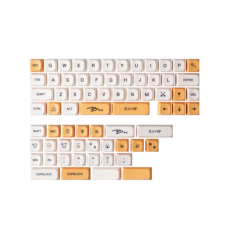 Idobao ID42 White Keyboard Pc Wired Keyboard Mini Mechanical