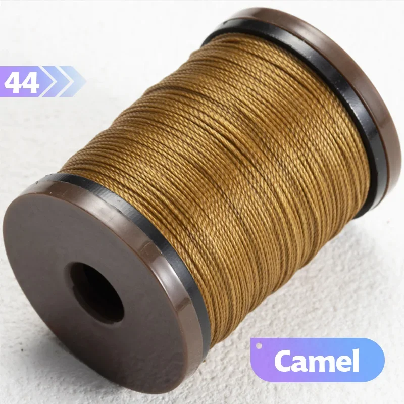 Waxed Polyester Cord for Leather Craft and DIY Jewelry - Round Braided Thread