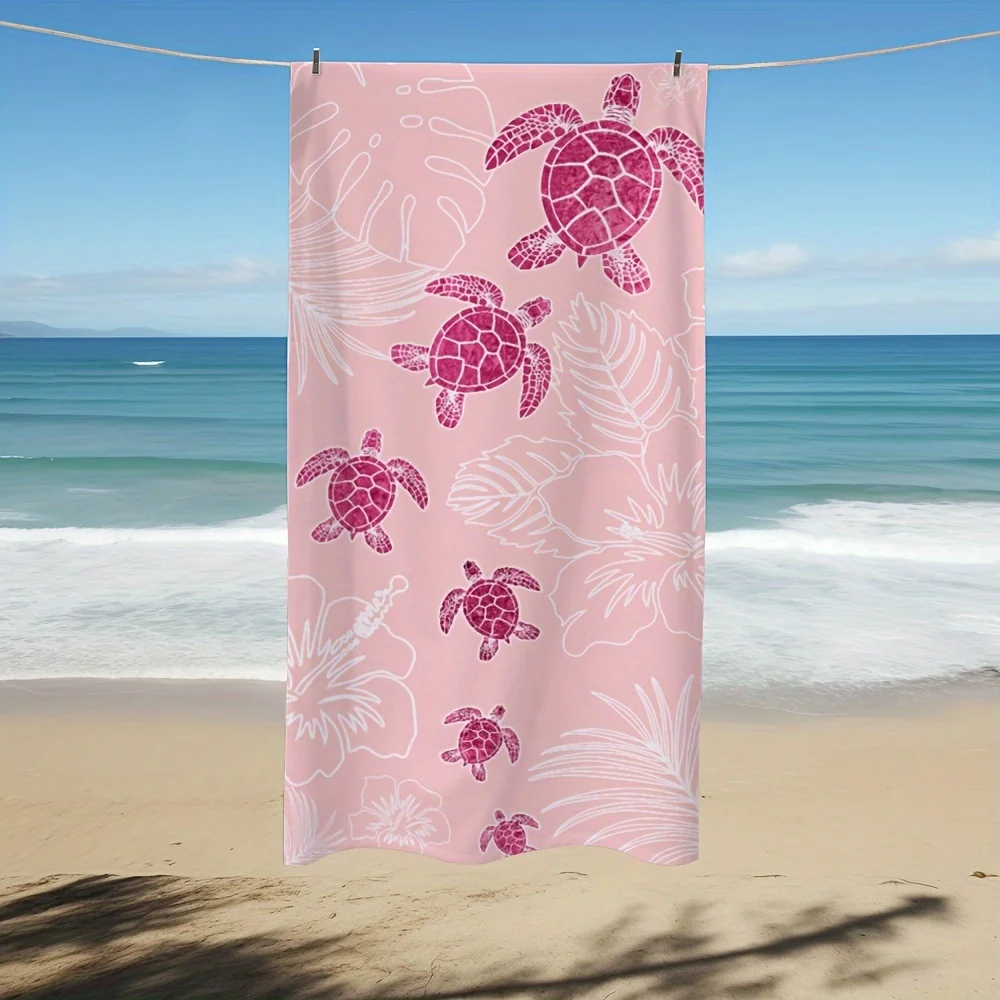 Serviettes de plage à motifs imprimés douces pour la piscine_voghion.com