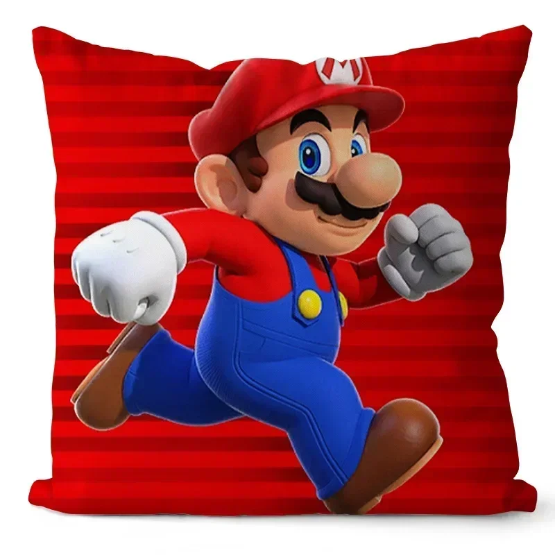 Cushion Cover Pillow Case Cover Super Marioes Bros Pillow Covers 45x45cm