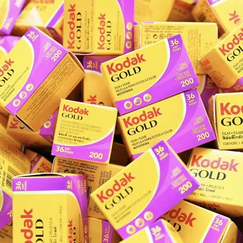 Kodak GOLD 200 Pellicola per stampa a colori 135 Pellicola a colori 36 Esposizione per 1/3/5/10 Rotolo per Fujifilm Kodak H35 H35N M35 M38 F8S Pellicola per fotocamera