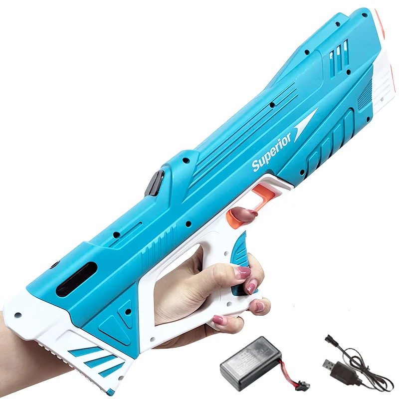 Electric Water Gun Toys Bursts Children's High-pressure Strong Charging Energy Water Automatic Water Spray Children's Toy Guns 6