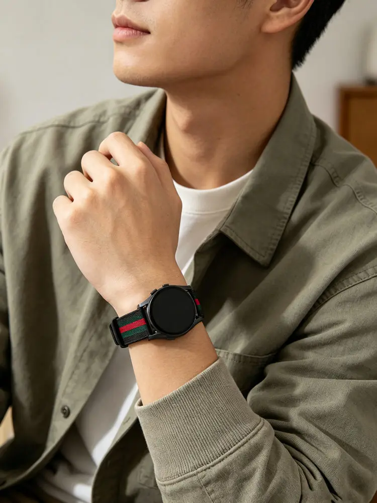 Nylon Sport Wristband - Universal Fit, Multiple Sizes