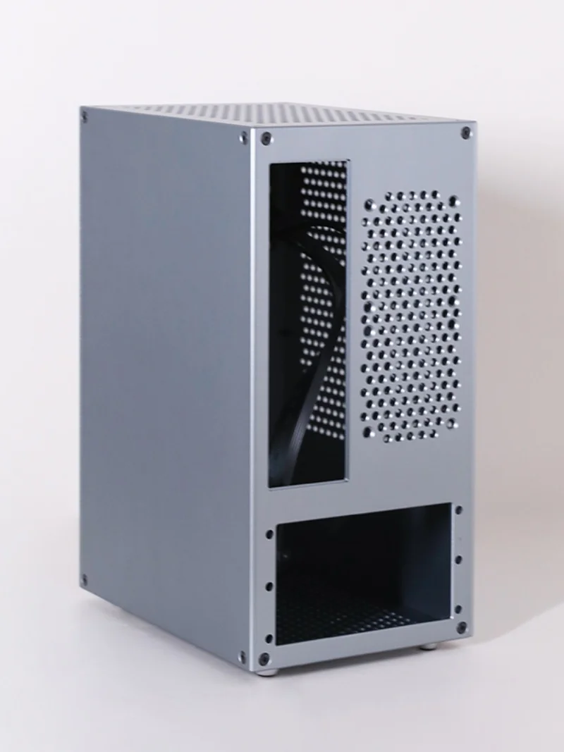 Bug-S1 미니 ITX 케이스 SFX 전원 공급 장치 컴팩트, 알루미늄 합금, 휴대용 맞춤형