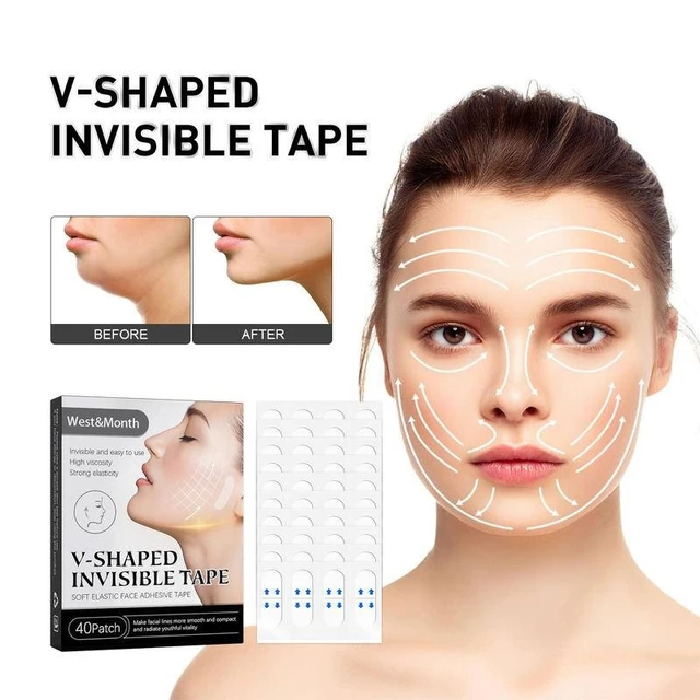 Lingouzi Face Lift Tape, Face Tape Lifting Invisible Waterproof