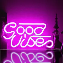

Neon Lights For Decor Lamp Bedroom Beer Bar Pub Hotel Party Restaurant Game Aesthetic Room GoodVibes Signs