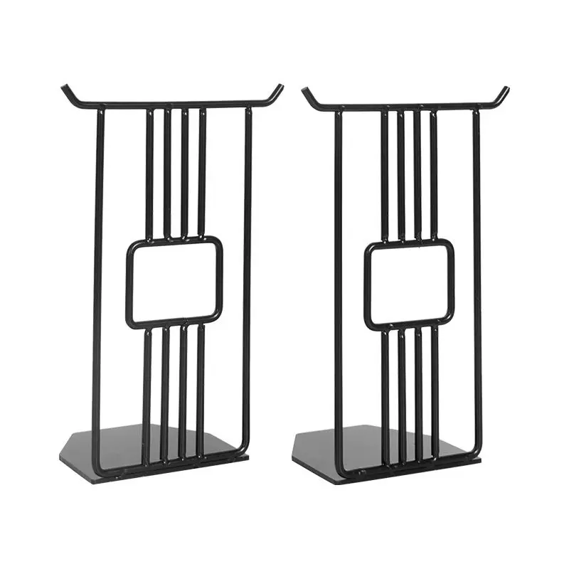 Chinese style book accessories creative metal bookends desk organizers student desktop book holder for reading book stopper 2 pcs book holders shelves study accessories bookshelf stopper decorative bookends