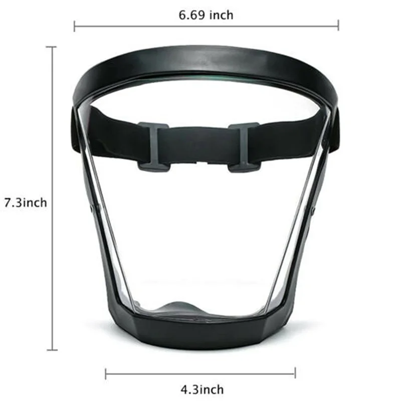 Kitchen Transparent Full Face Shield Oil-splash Proof Anti-fog Head Cover Safety Glasses work protection mask,kitchen splatter screen,kitchen splash guard