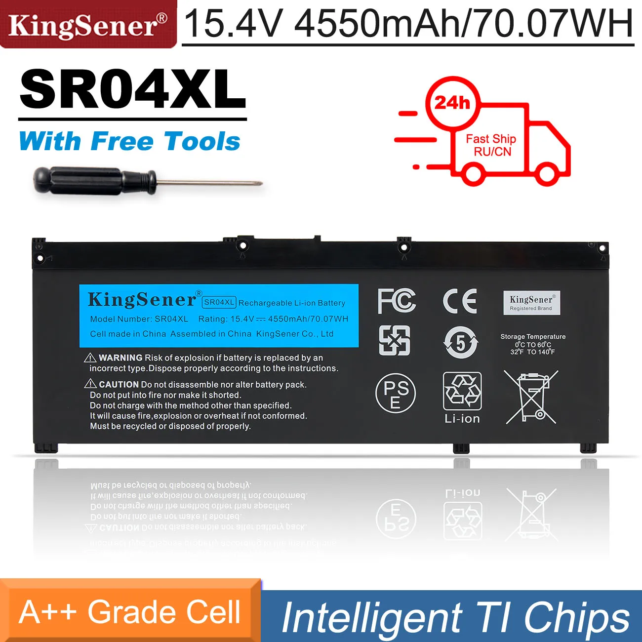Kingsener-bateria do Portátil para hp Sr04xl 15-ce 15-cb 15-ce015dx 15-cb014ur Tpn-q193 Tpn-q194 Tpn-c133 Hstnn-db7w 917724855