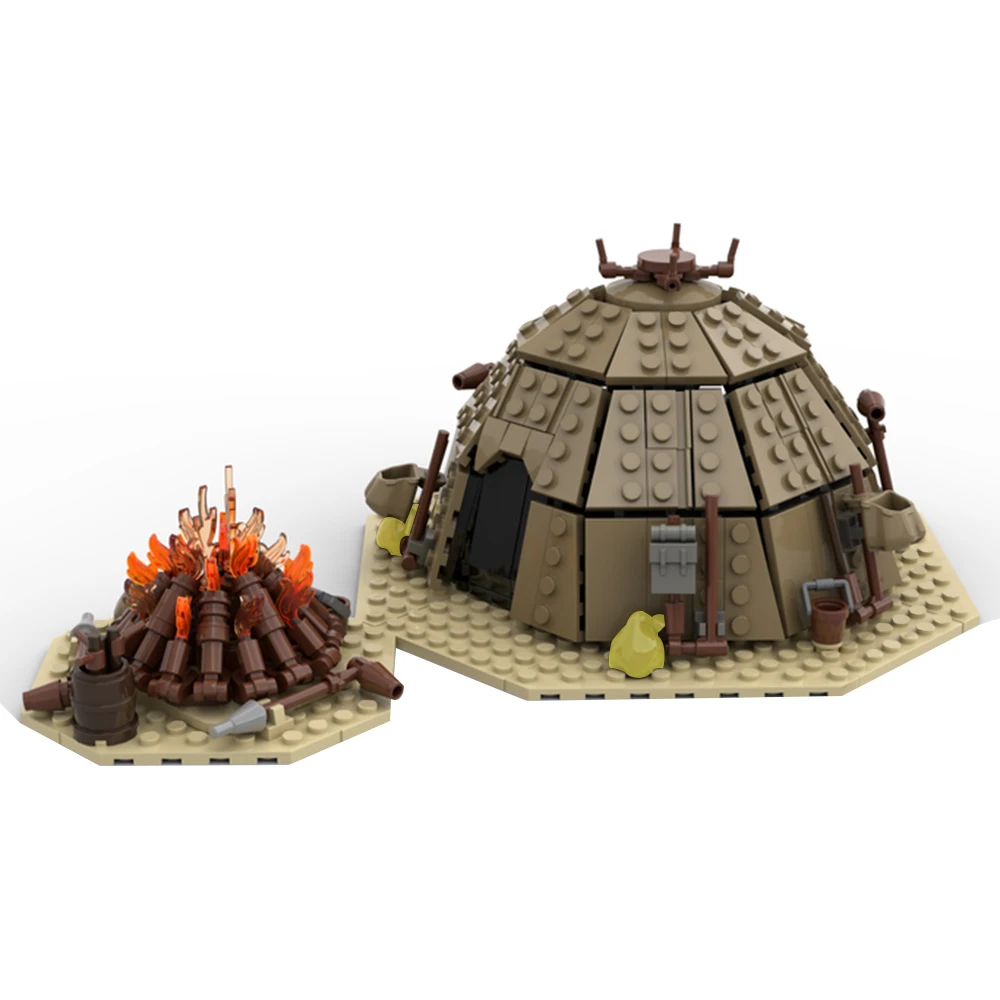Moc New Hope Desert Tatooline Villagetent Building Blocks Set Per Tusken Raider Sand Of Space Bricks Toys Regalo Di Compleanno Per Bambini