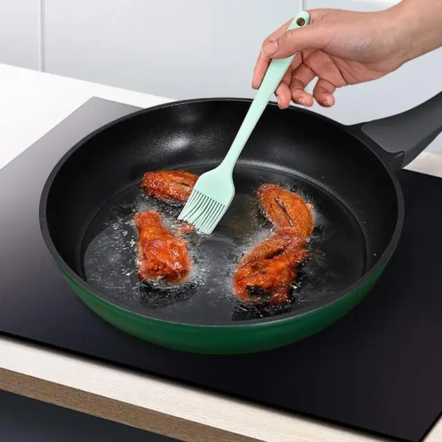 Szilikon Basting Kefe Kaparó Olaj Főző Tészta Hordozható Barbecue Desszertek Sütőolaj Pulyka Konyhai - Image 3