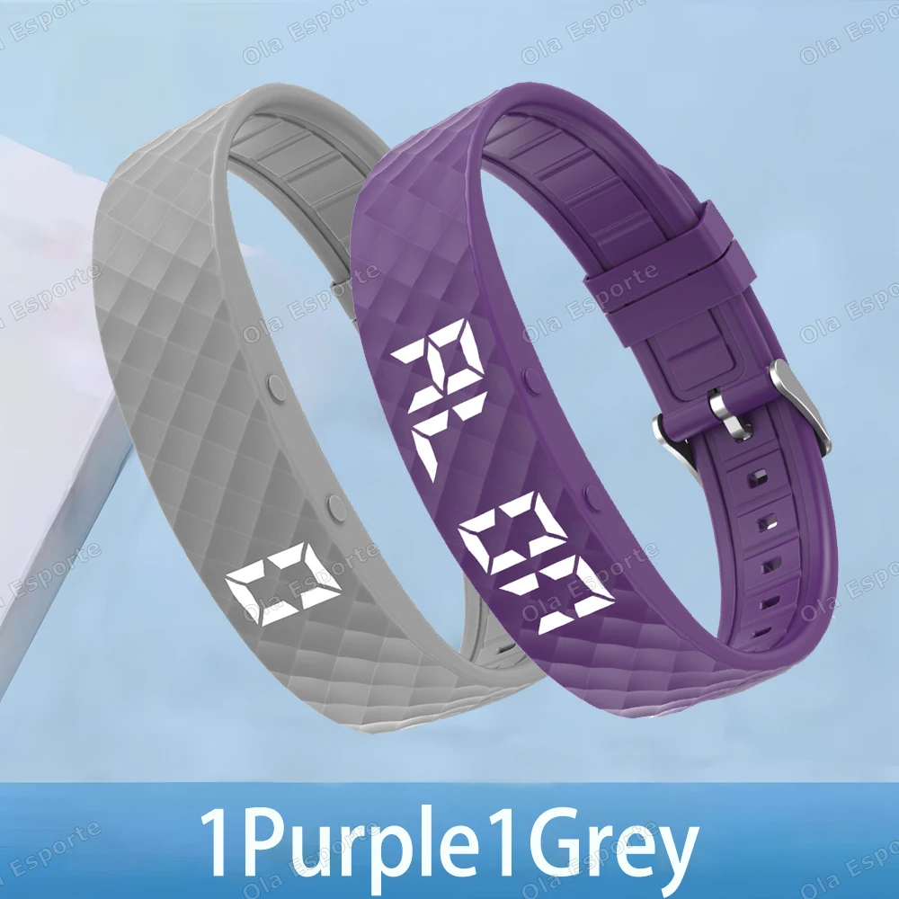 1Gray 1Purple