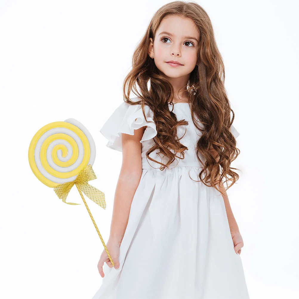 Candy Lollipop Props Xmas Party Supplies Christmas Decor Cane Window Decoration Simulation Fake Model Red Photo Molding Child