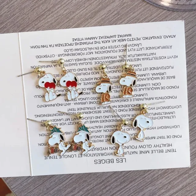 Pendientes de Snoopy 5