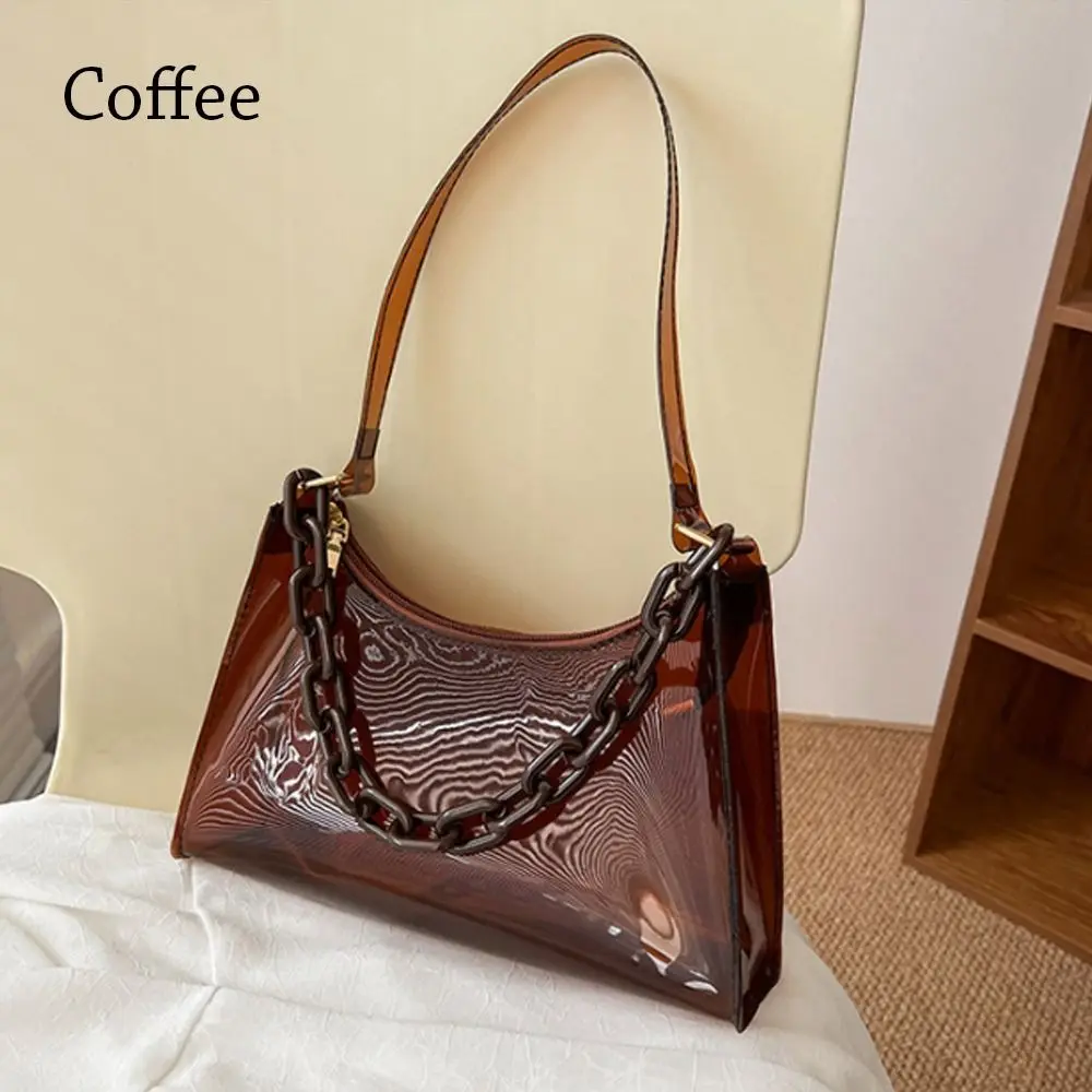 Summer Casual Jelly Shoulder Bag - Chic Underarm Purse Handbag