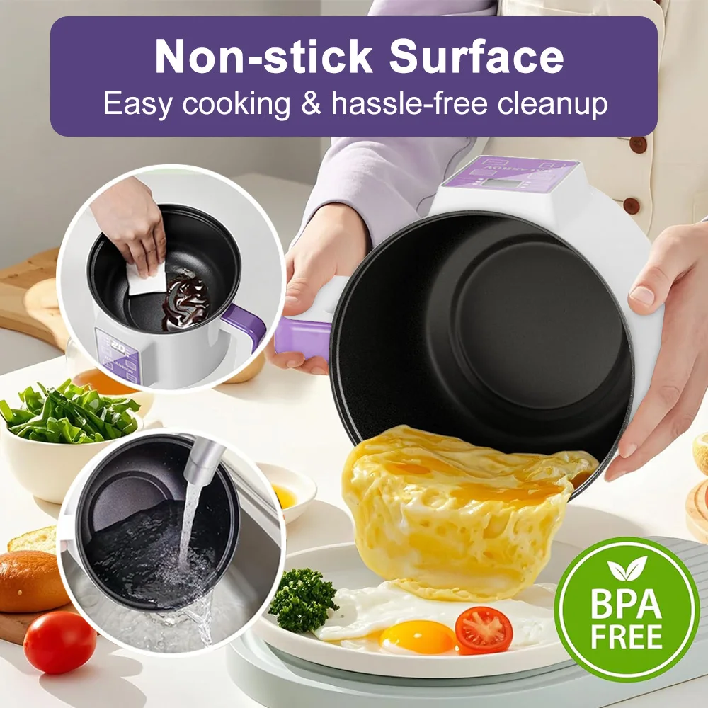 Mini Electric Rice Cooker Double Layer Multi Cooker Non-Stick Smart MultiCooker Electric Cooker Steamed Rice Pot for Home
