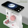 80-200X Handheld MINI Microscope with Base LED Biological Microscope Children Explore Science Tool Kid Present Microscope 3