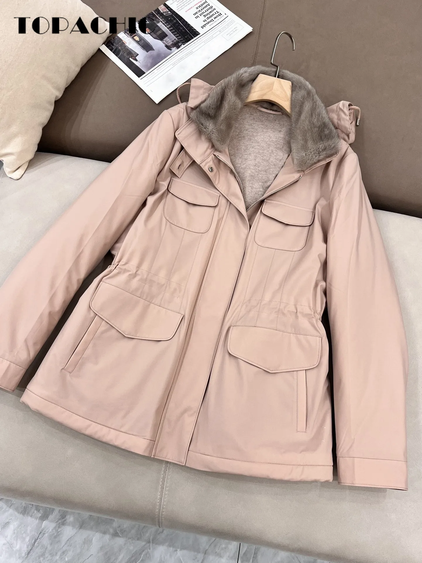 Рисунок 4 - 8.31 женская шапка с меховым воротником