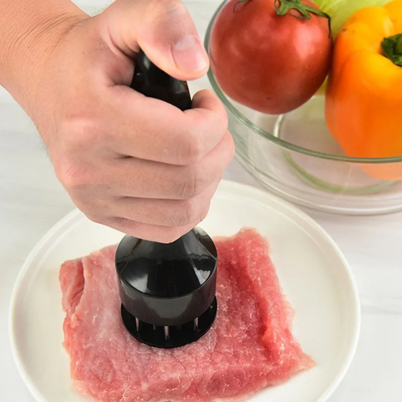 Stainless steel Meat Steak Tenderizer Cooking Tools Steak Hammer Mallet Needle Loose Household