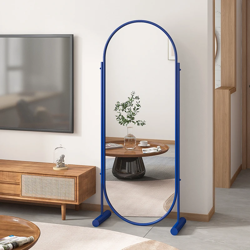 

Напольное декоративное зеркало для макияжа, декоративное зеркало на все тело, овальное большое зеркало для украшения гостиной YY50DM