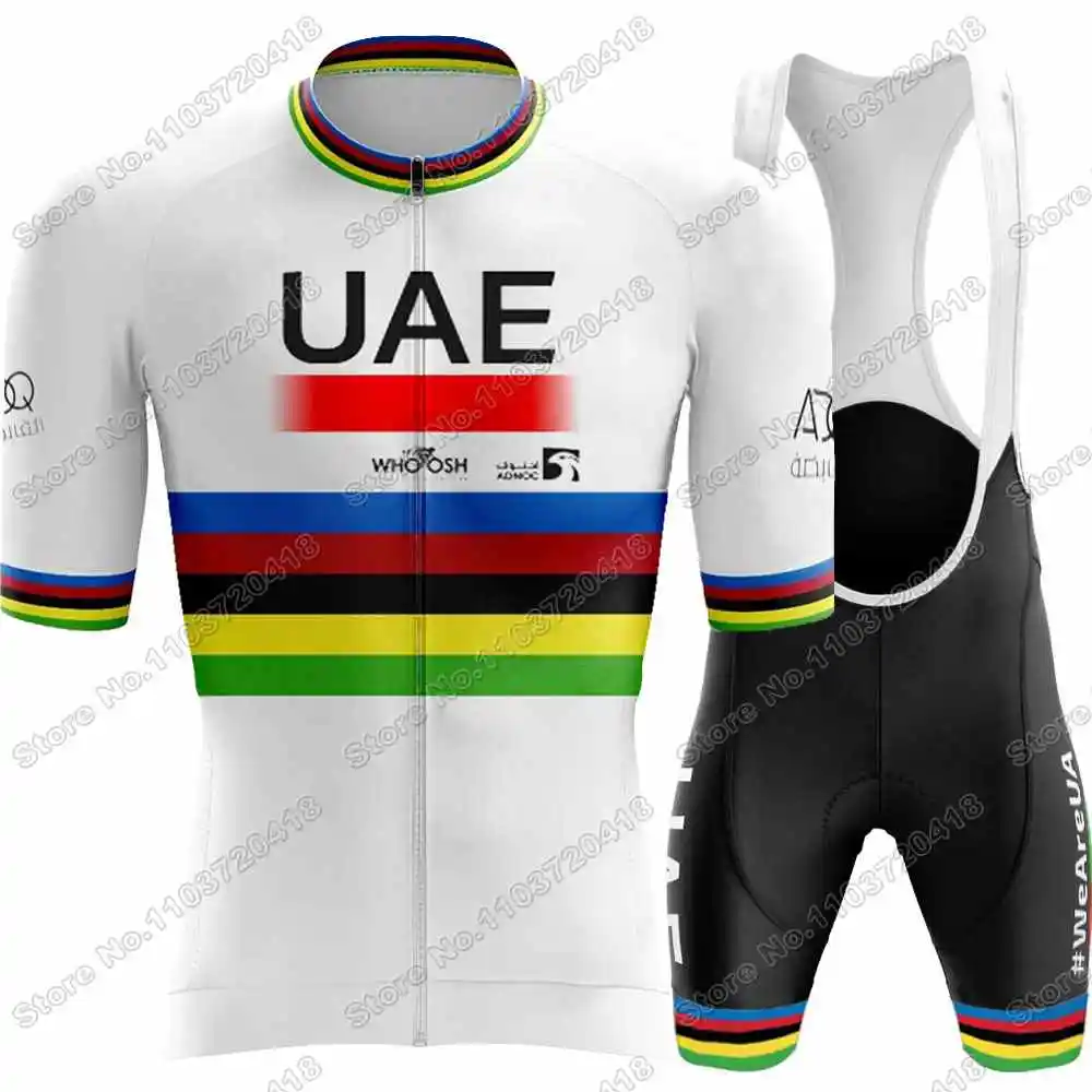 2025 Pink UAE Team Cycling jersey Italy Tour Set Tadej Pogačar Cycling Clothing Men Road Bike Shirts Suit Bicycle Bib Shorts