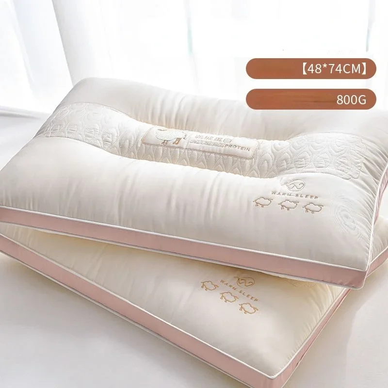 

Охлаждающие подушки, Регулируемые Ортопедические подушки для защиты шеи, летние постельные принадлежности для сна с боковой спиной и животом, эргономичная подушка, 1 шт.