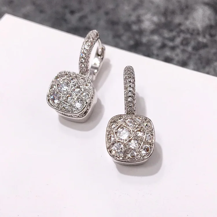 

10.6mm Honeycomb Earrings 7Colors Crystal Hive Honeycomb style Earrings Black Red Yellow Color Drop Earring For Women