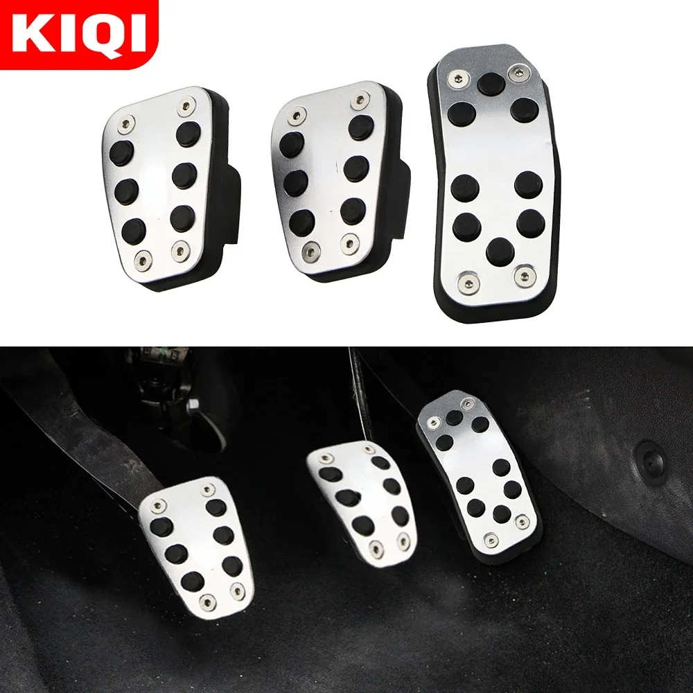 Car Accessories Car Pedals Pedal Cover Racing Pedals For Ford Fiesta MK7 2009-2015 AT MT Accelerator Gas Pedal Cover Aluminium Alloy Rubber