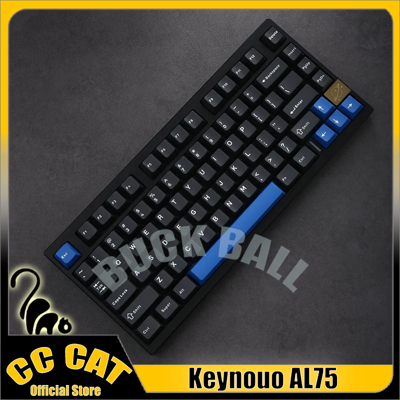 

Keynouo AL75 Mechanical Keyboards Wireless Bluetooth Keyboards 3 Modes Aluminium Hot Swap Gasket Custom Rgb Gaming Keyboards