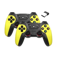 Wireless Doubles Game Controller For Linux/Android phone For Game Box Game stick PC Smart TV Box 2.4G gamepad Joystick 4