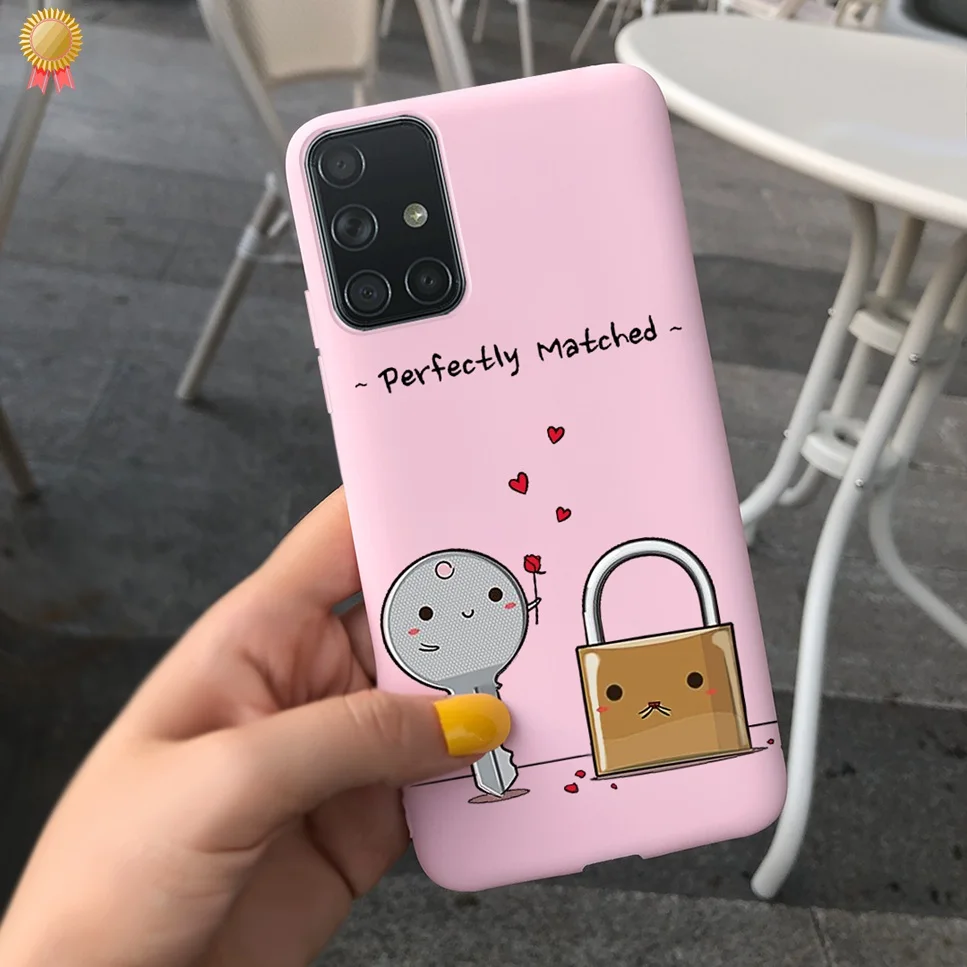 For Samsung M31 M31s M31Prime Case Cute Cartoon Cat Shockproof Silicone Cover For Samsung Galaxy M31 M31s Phone Case Back Cover