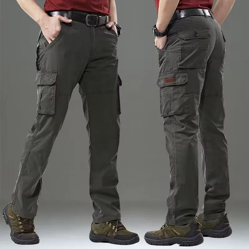 

Men Casual City Military Tactical Pants Men Combat Cargo Trousers Multi-pocket Cotton Pant Training Overalls Clothing Hiking