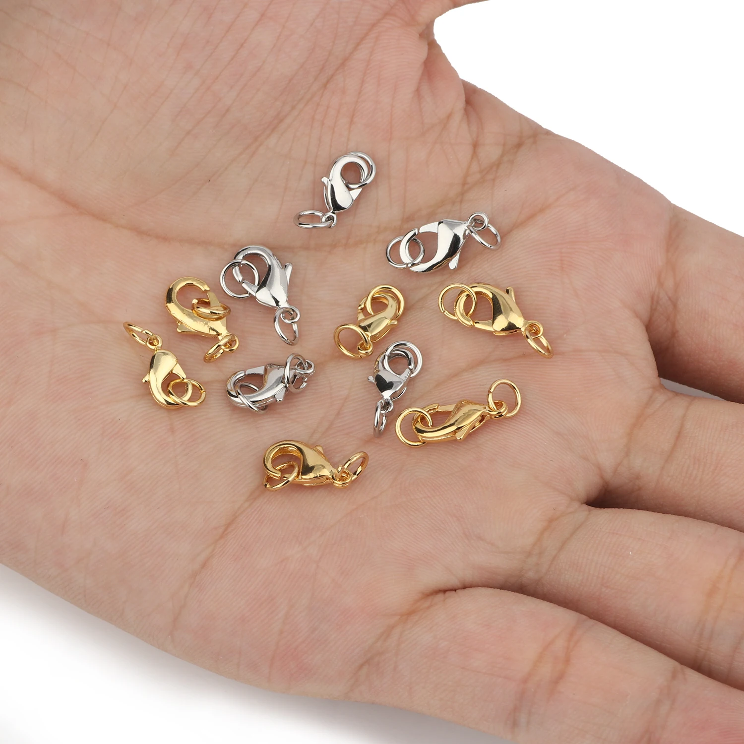 300pcs/box 4.5x4mm Wire Protectors Wire Guard Guardian Protectors loops U  Shape Accessories Clasps Connector For Jewelry Making