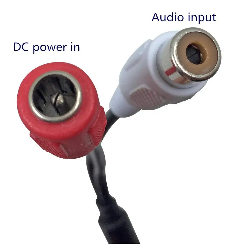 High Sensitive CCTV Microphone Mini Microphone Sound Monitor Audio Pickup for Surveillance DVR System CCTV Recorder IP Camera microphone sound monitor