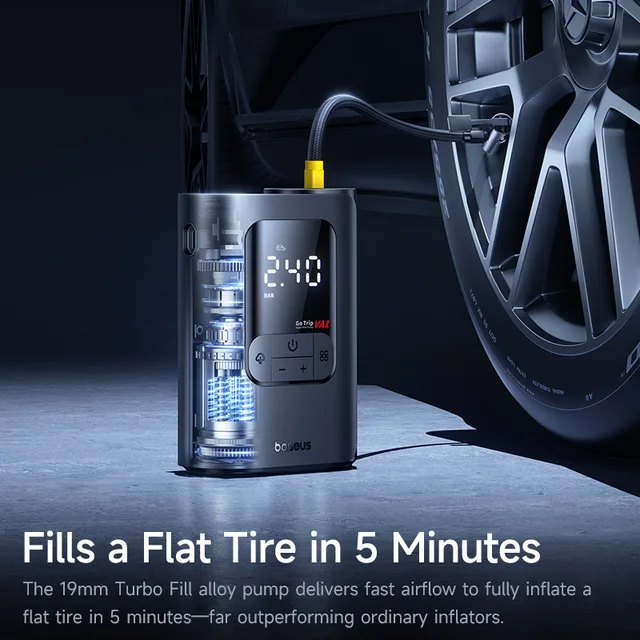 Baseus Wireless Car Air Pump Portable