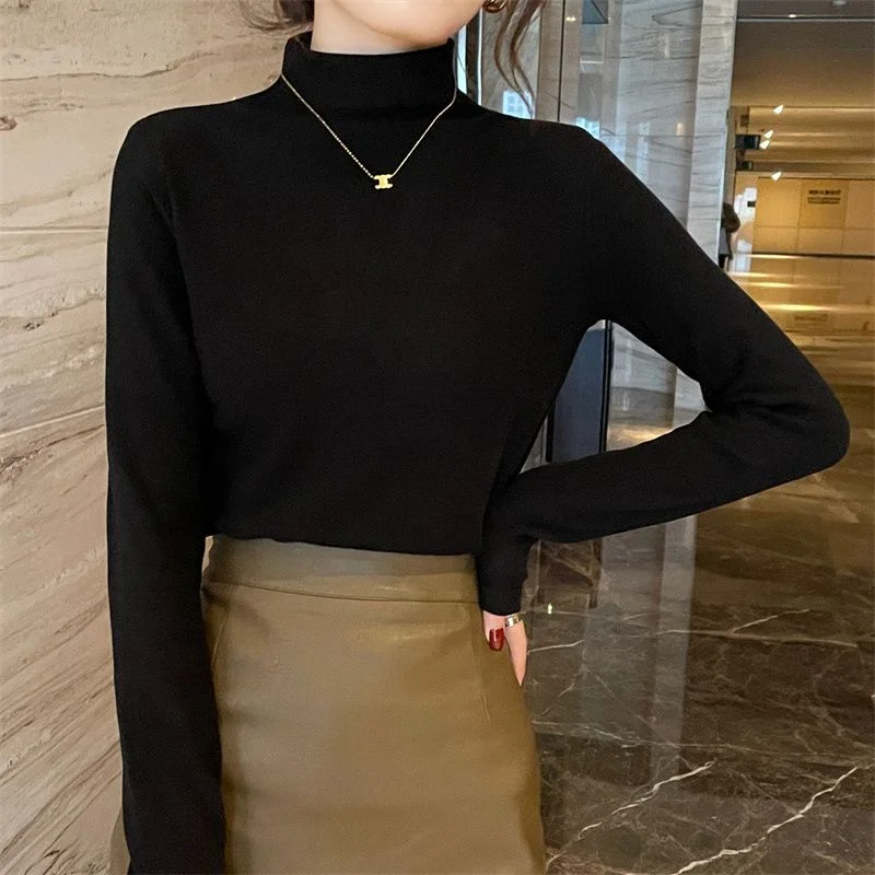 Half turtleneck black