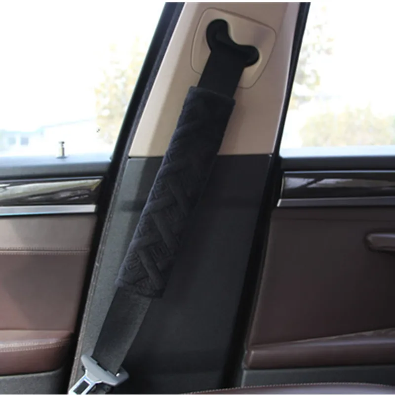 1 PCs Comfortable Seat Belt Covers Soft Plush Car Shoulder Pad for Adults Kids Car Interior Accessories