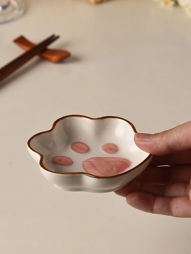 Cute Cat Paw Ceramic Dish