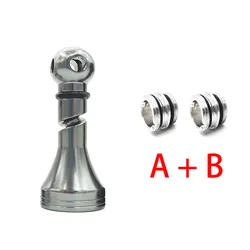 Premium Fishing Reel Handle Stand - Durable Balance Bar (Gray)