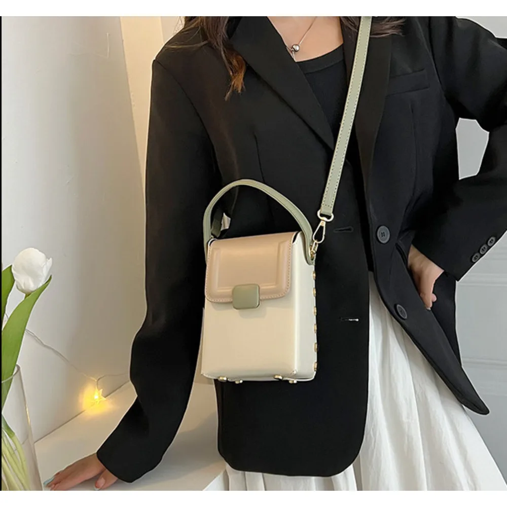 Borsa a tracolla donna quadrata alla moda elegante e versatile_voghion.com