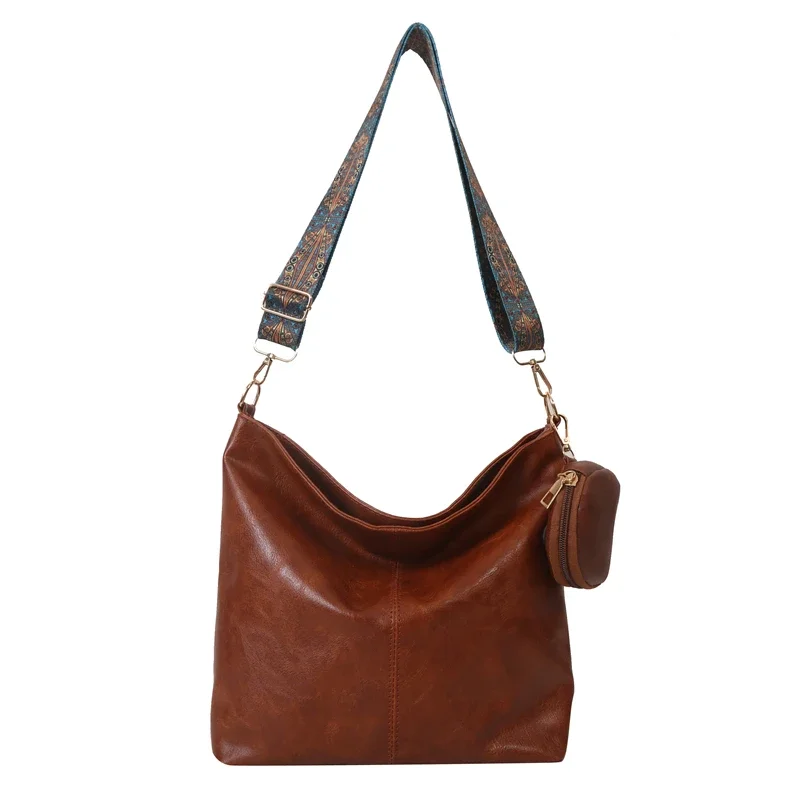 thumbnail image 1 of Bolsos de hombro de gran capacidad con cremallera sólida de PU 2024, mochila de alta calidad para mujer, estilo de diseñador, bolsos de mano de moda, bolsas de Ombro, 1 of 5