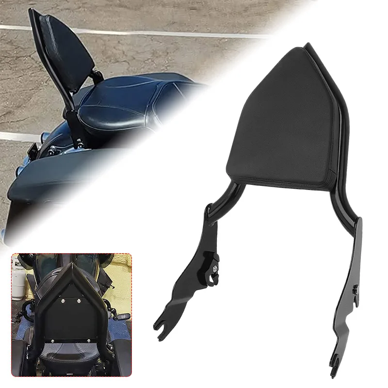 

Motorcycle Detachable Passenger Backrest Sissy Bar For Harley Touring Road King Glide Street Electra Glide CVO 2009-2022