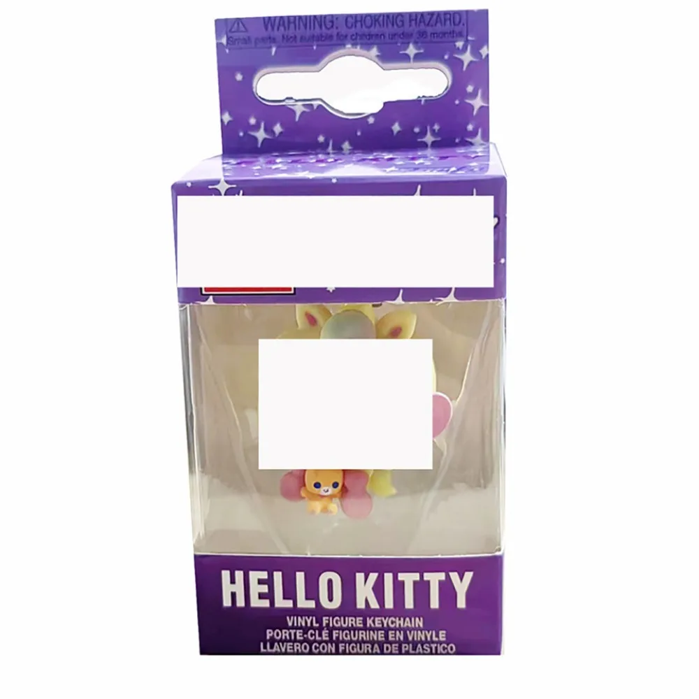 FUNKO POP Sanrio Keychain Cute Funny Hello Kitty Kuromi Cinnamoroll Backpack Pendant Girl Birthday Collection Gift Toy Keychain 4