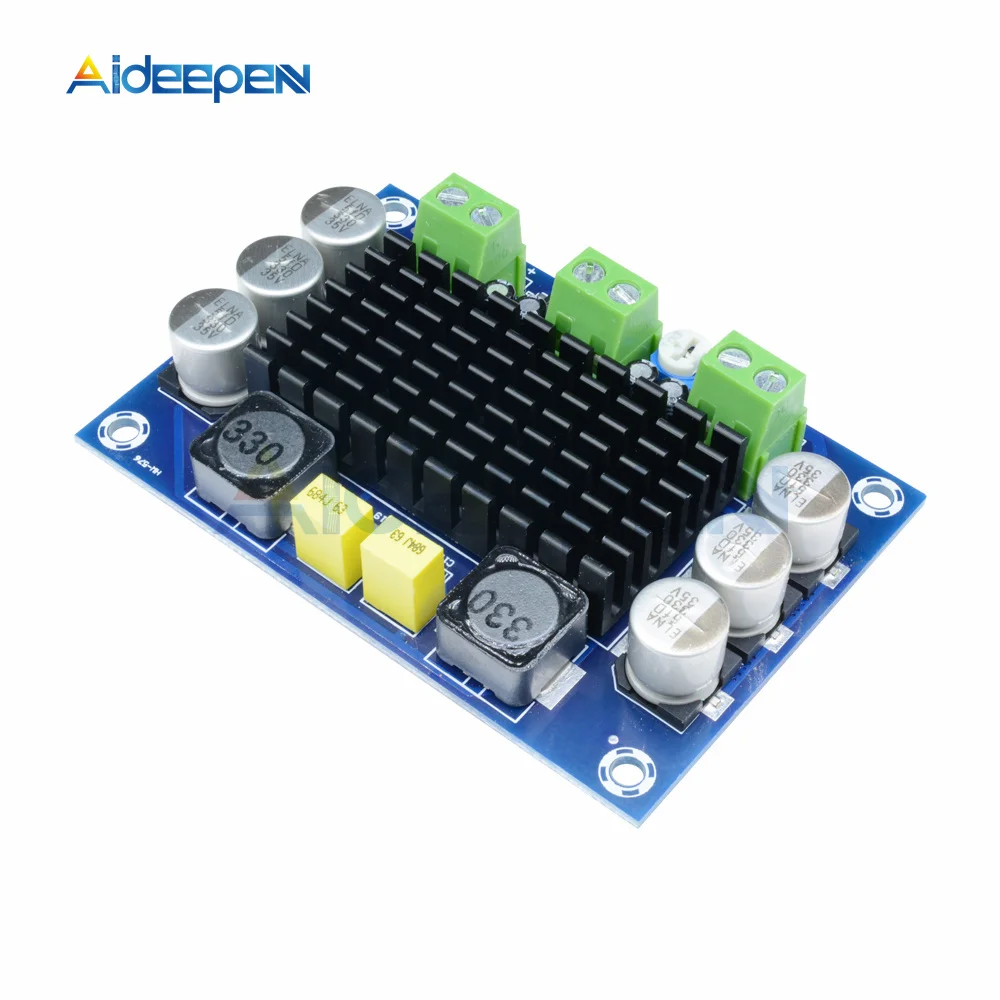 XH-M542 TPA3116D2 Mono 80W 100W Digital Amplifier Board Digital Audio Power DIY HIFI Amp Module 10-24V DC